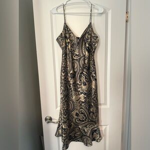 Vintage Silk paisley Dress